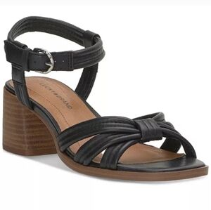 NEW Lucky Brand Women Jolenne Elegant Black Strappy Sandals Shoes 7M